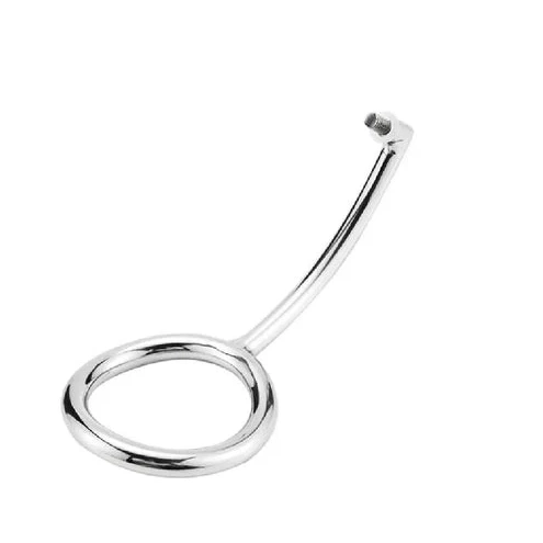 Hook Stainless Steel Cock 4663 with Anal DiscreetChoice Ring Set 0618
